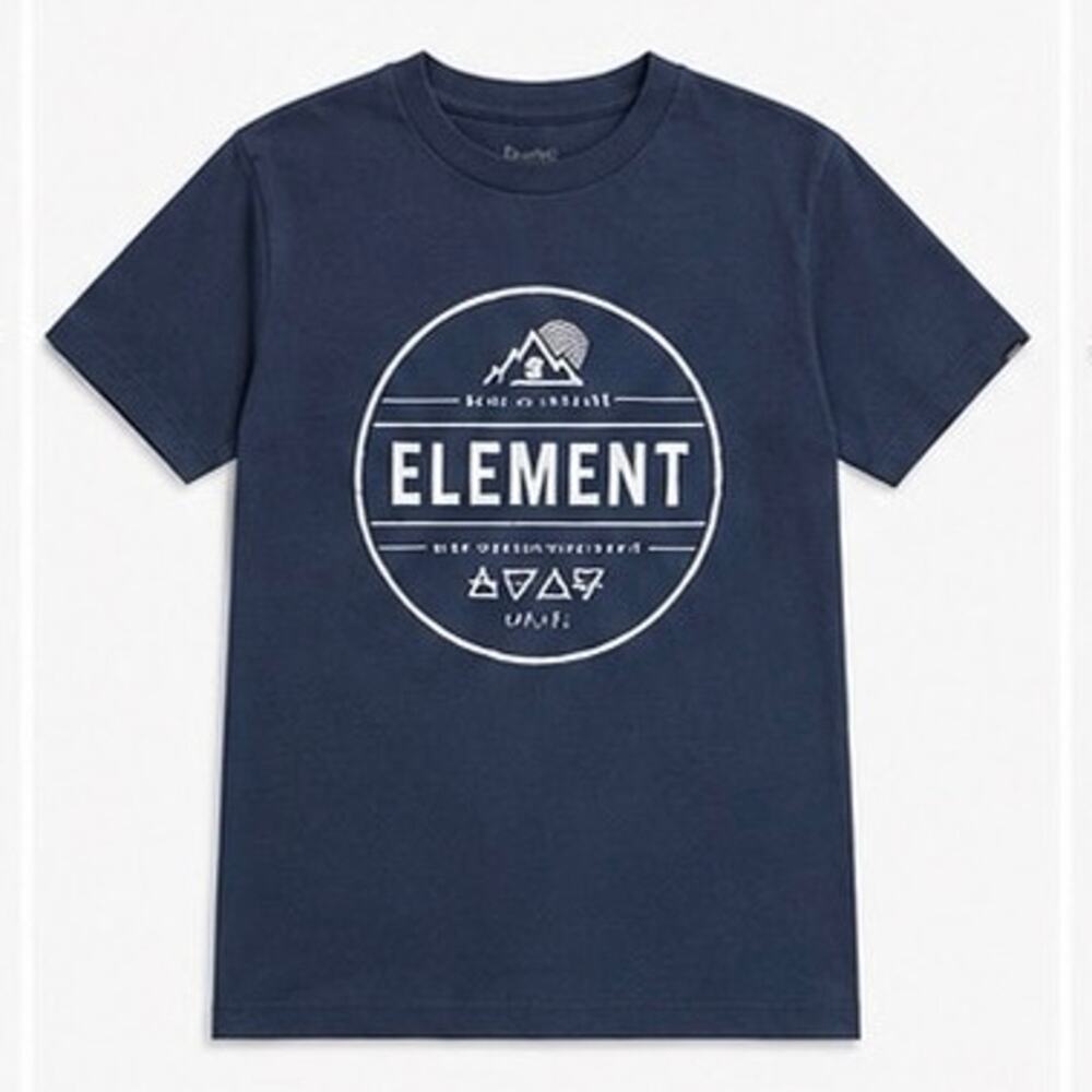 Element Alignment Graphic Tee - Men's Small Blue